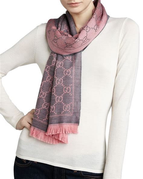 gucci pink heart scarf|gucci oversized scarf.